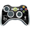NBA Golden State Warriors Black Animal Print Xbox 360 Wireless Controller Skin