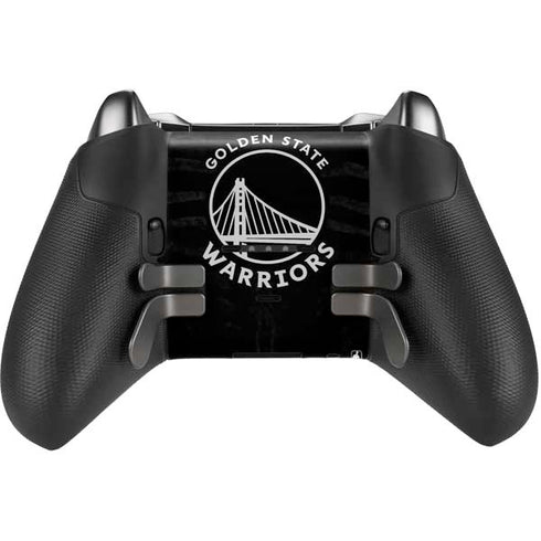 NBA Golden State Warriors Black Animal Print Xbox Elite Wireless Controller Series 2 Skin