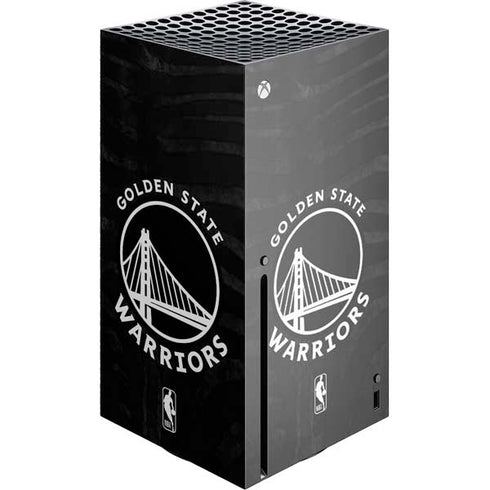 NBA Golden State Warriors Black Animal Print Xbox Series X Skins
