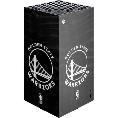 NBA Golden State Warriors Black Animal Print Xbox Series X Skins