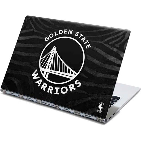 NBA Golden State Warriors Black Animal Print Yoga 910 2-in-1 14in Touch-Screen Skin