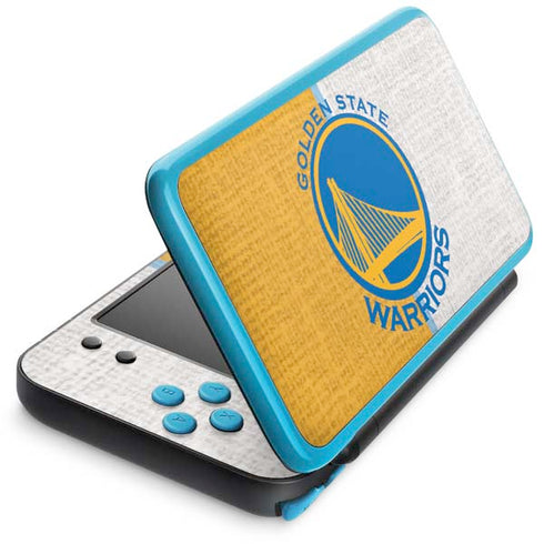 NBA Golden State Warriors Canvas Nintendo Skins