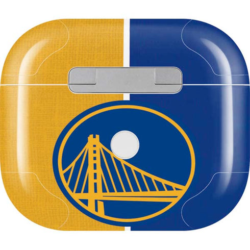 NBA Golden State Warriors Canvas Apple AirPods (3rd Gen 2021) Skin