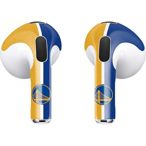 NBA Golden State Warriors Canvas Apple AirPods (3rd Gen 2021) Skin