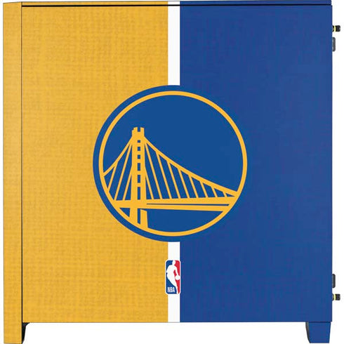 NBA Golden State Warriors Canvas Corsair 4000D Tempered Glass Mid-Tower ATX Case Skin