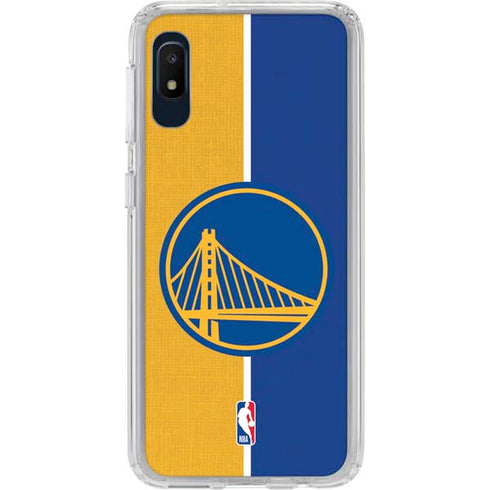 NBA Golden State Warriors Canvas Galaxy A10e Clear Case