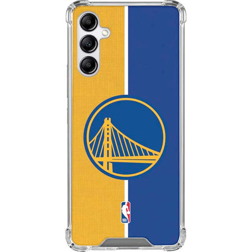 NBA Golden State Warriors Canvas Galaxy A15 5G Clear Case