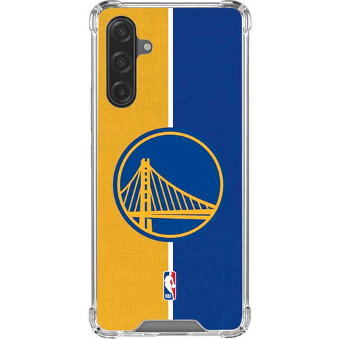 NBA Golden State Warriors Canvas Galaxy A17 Clear Case