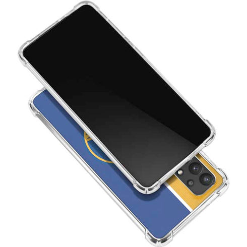 NBA Golden State Warriors Canvas Galaxy A32 5G Clear Case