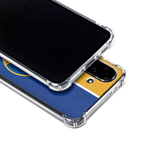 NBA Golden State Warriors Canvas Galaxy A36 5G Clear Case