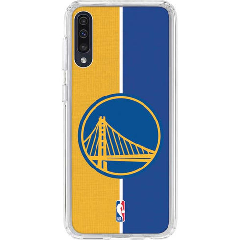 NBA Golden State Warriors Canvas Galaxy A50 Clear Case