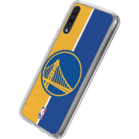 NBA Golden State Warriors Canvas Galaxy A50 Clear Case