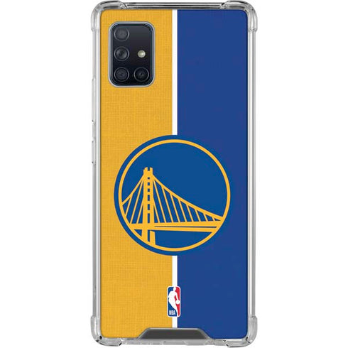 NBA Golden State Warriors Canvas Galaxy A51 5G Clear Case