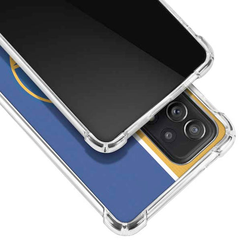 NBA Golden State Warriors Canvas Galaxy A52 5G Clear Case