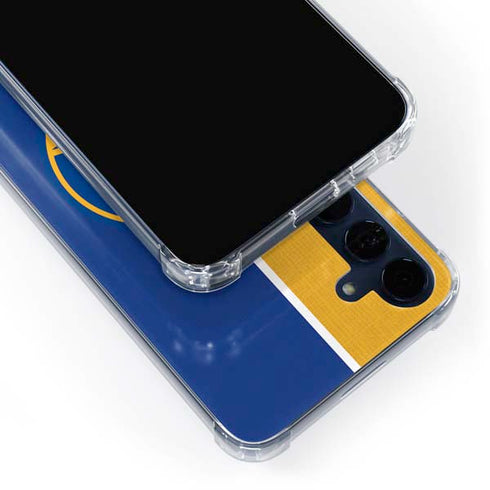 NBA Golden State Warriors Canvas Galaxy A55 5G Clear Case