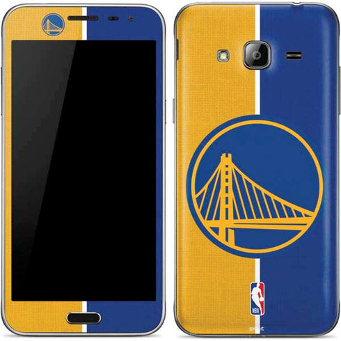NBA Golden State Warriors Canvas Galaxy J3 Skin