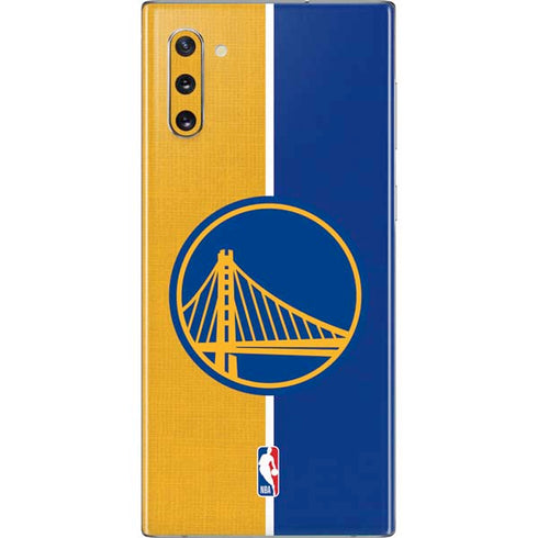 NBA Golden State Warriors Canvas Galaxy Note 10 Skin