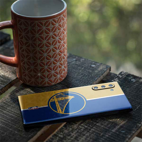 NBA Golden State Warriors Canvas Galaxy Note 10 Skin