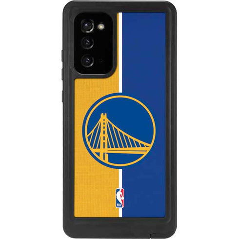 NBA Golden State Warriors Canvas Galaxy Note20 5G Waterproof Case