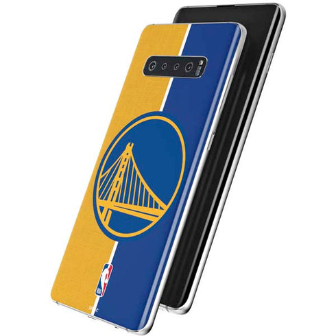 NBA Golden State Warriors Canvas Galaxy S10 Plus Skin
