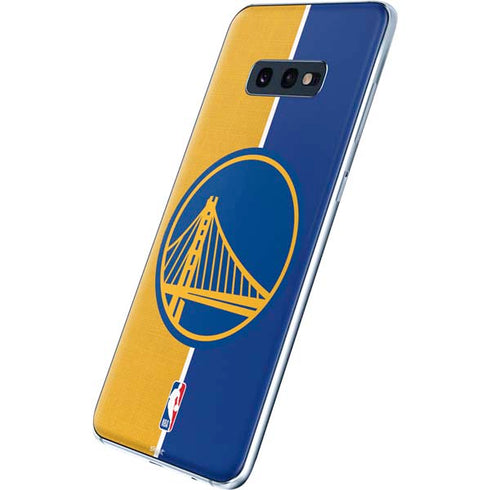 NBA Golden State Warriors Canvas Galaxy S10e Skin