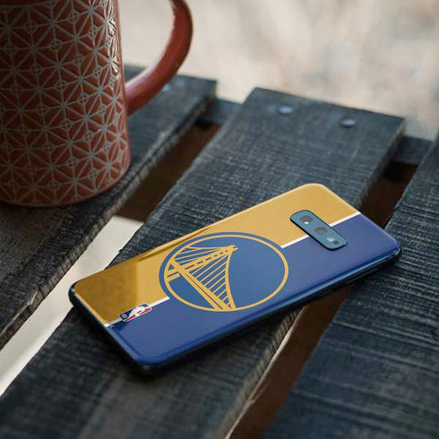 NBA Golden State Warriors Canvas Galaxy S10e Skin