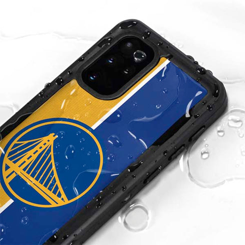 NBA Golden State Warriors Canvas Galaxy S20 Plus Waterproof Case