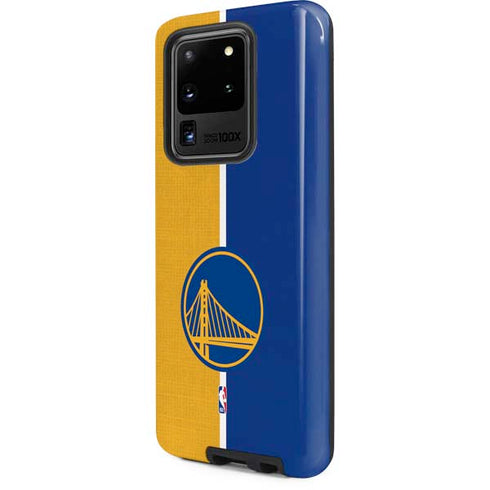 NBA Golden State Warriors Canvas Galaxy S20 Ultra 5G Pro Case