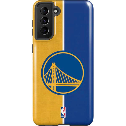 NBA Golden State Warriors Canvas Galaxy S21 FE Pro Case