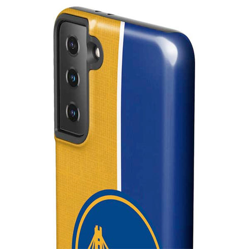 NBA Golden State Warriors Canvas Galaxy S21 Plus 5G Pro Case