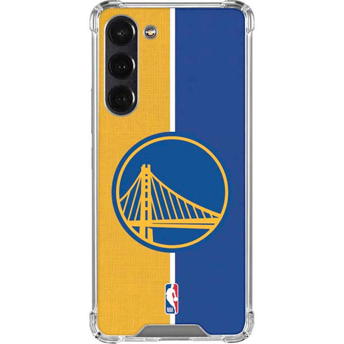NBA Golden State Warriors Canvas Galaxy S23 FE Clear Case