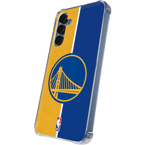 NBA Golden State Warriors Canvas Galaxy S24 Clear Case