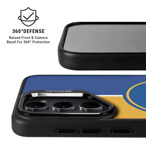 NBA Golden State Warriors Canvas Galaxy S25 Plus Kickstand Case