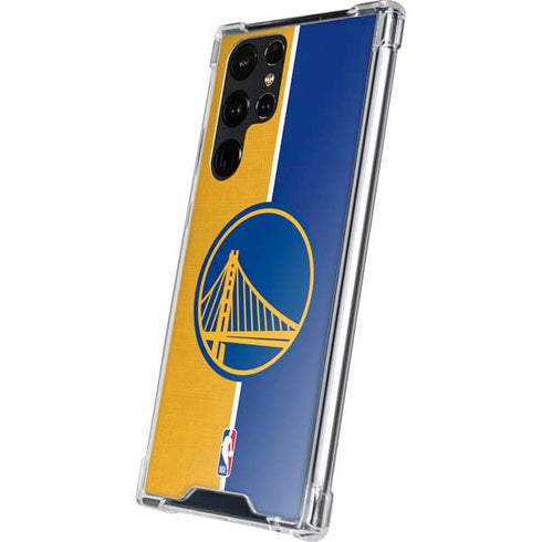 NBA Golden State Warriors Canvas Galaxy S24 Ultra Clear Case