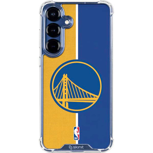 NBA Golden State Warriors Canvas Galaxy S25 Plus Clear Case