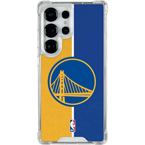 NBA Golden State Warriors Canvas Galaxy S25 Ultra Clear Case