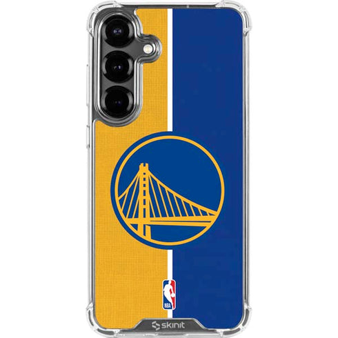 NBA Golden State Warriors Canvas Galaxy S26 Clear Case