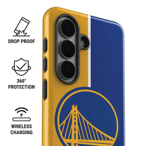NBA Golden State Warriors Canvas Galaxy S26 Plus Impact Case
