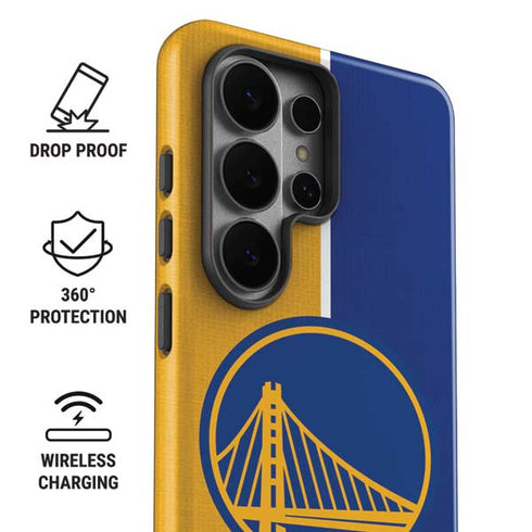 NBA Golden State Warriors Canvas Galaxy S26 Ultra Impact Case