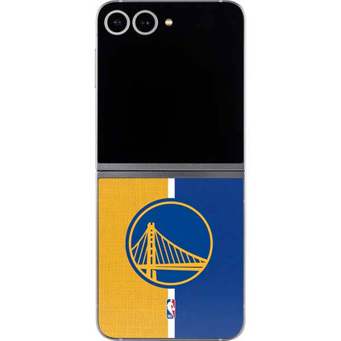 NBA Golden State Warriors Canvas Galaxy Z Flip6 Skin