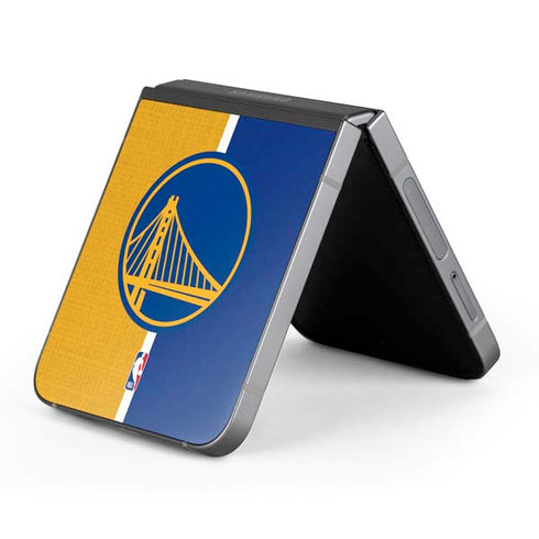 NBA Golden State Warriors Canvas Galaxy Z Flip6 Skin