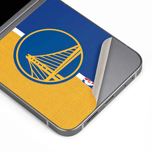 NBA Golden State Warriors Canvas Galaxy Z Flip6 Skin