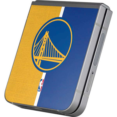 NBA Golden State Warriors Canvas Galaxy Z Flip6 Skin