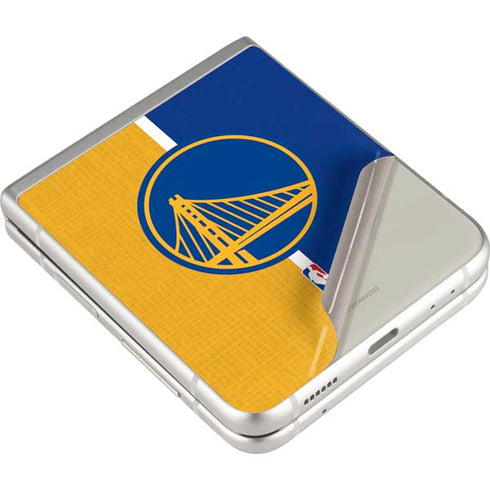 NBA Golden State Warriors Canvas Galaxy Z Flip3 5G Skin