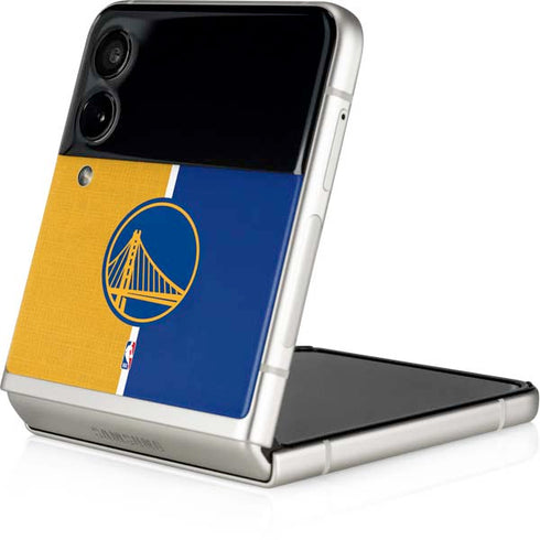 NBA Golden State Warriors Canvas Galaxy Z Flip3 5G Skin