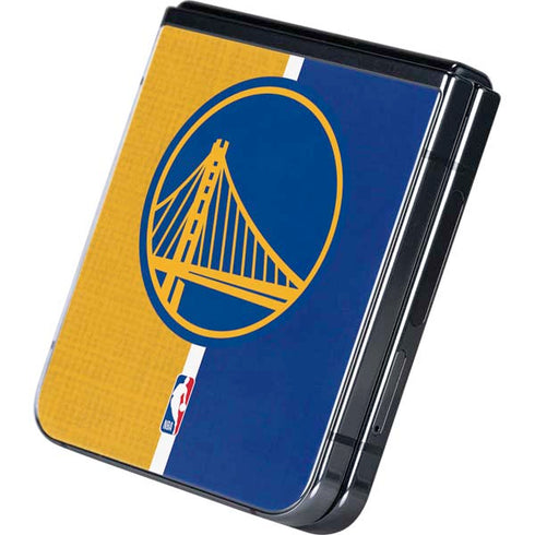 NBA Golden State Warriors Canvas Galaxy Z Flip5 5G Skin