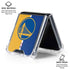 NBA Golden State Warriors Canvas Galaxy Z Flip6 Clear Case