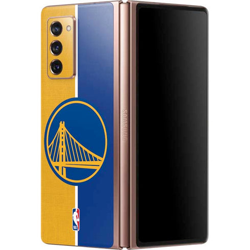 NBA Golden State Warriors Canvas Galaxy Z Fold2 5G Skin