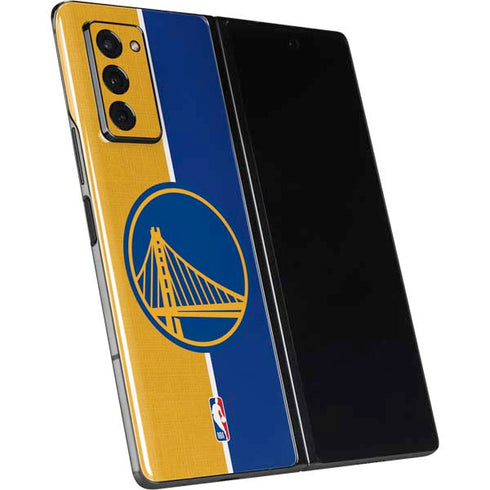 NBA Golden State Warriors Canvas Galaxy Z Fold2 5G Skin