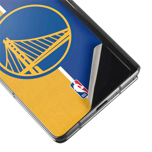 NBA Golden State Warriors Canvas Galaxy Z Fold2 5G Skin